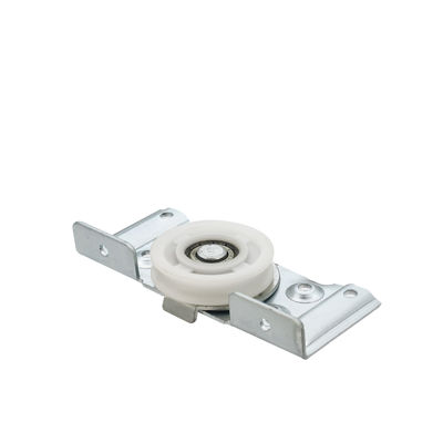Perlengkapan Roda Pintu Lipat Besi dan Nilon untuk Pintu Lemari Geser 8.5cm*11cm