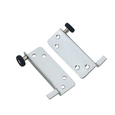 Perlengkapan Roda Pintu Lipat Besi dan Nilon untuk Pintu Lemari Geser 8.5cm*11cm