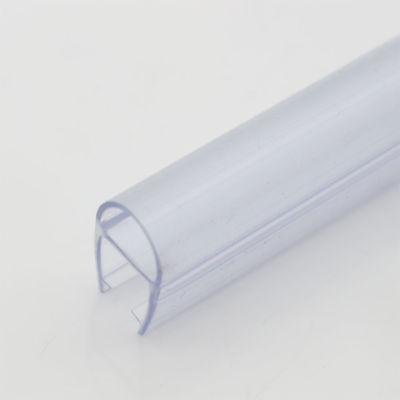 Strip Segel Pintu Shower Kaca Tempered 6-12MM Tanpa Bingkai dengan Segel PVC Anti Air