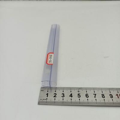 Segel Strip PVC Tahan Air untuk Pintu Kaca Shower Aksesori Kamar Mandi Bening Long Lift 6-12mm