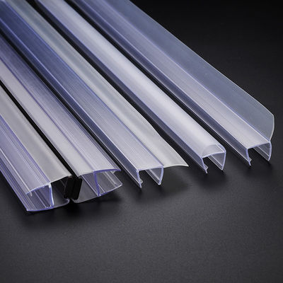PVC Shower Door Seal Strip 6-12mm Transparan Waterproof