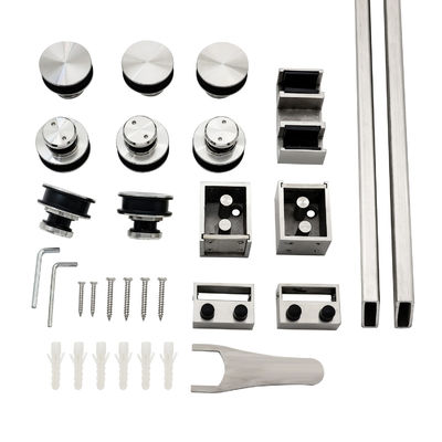 Double Door Opening Shower Glass Sliding Accessories dengan Modern Sliding Shower Door