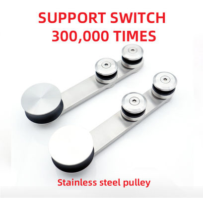 12MM Tray Kaca Taky Sistem Kamar Mandi Bulat Hardware Pintu Kaca Geser Aksesoris Kamar Mandi