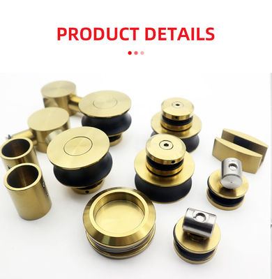 Grosir Stainless Steel Sliding Frameless Glass Door Track Hardware Kit