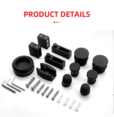 8-12MM Clear Color Sliding Shower Door Hardware with SS304 Tempered Glass Accessories