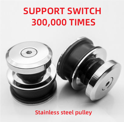 Sangat tahan korosi Pintu gudang dan perangkat keras Kit dengan 8-12 tebal kaca aman