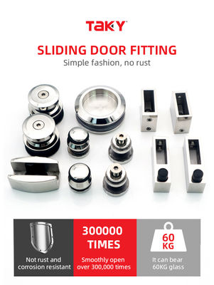 Fittings pintu geser bar 30*10 dengan paduan seng/baja tahan karat 304 Konstruksi tubuh