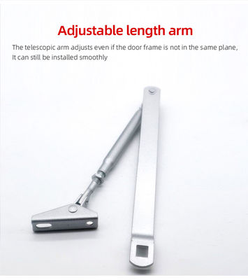 Max Door Weight 45-65kg Aluminium Alloy Auto Sliding Door Closer dengan Finish Disesuaikan