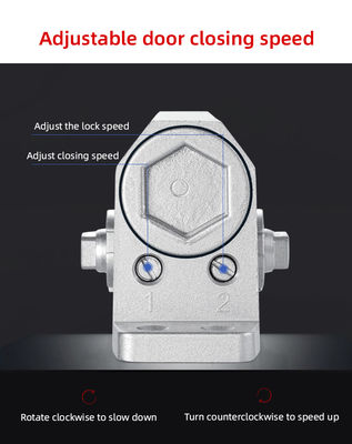Max Door Weight 45-65kg Aluminium Alloy Auto Sliding Door Closer dengan Finish Disesuaikan