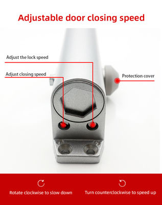 Penutup Pintu Sensor Otomatis Berat Pintu Maksimal 45-65kg untuk Semua Pintu Baja Logam dan Plastik