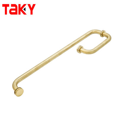 Disesuaikan Aluminium Hardware Stainless Steel Tarik Genggam Shower Screen Glass Door Handle