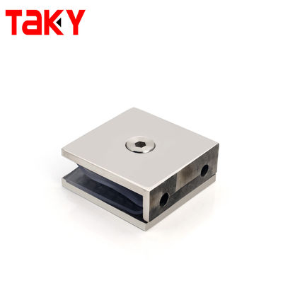 Klem Pintu Kaca Shower Persegi Penjepit Dinding Kamar Mandi ke Kaca