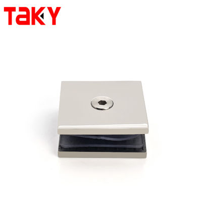 Klem Pintu Kaca Shower Persegi Penjepit Dinding Kamar Mandi ke Kaca