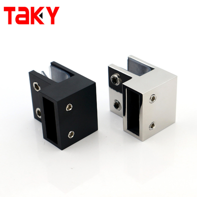 F Bentuk Wall Mount Kamar mandi Shower Screen Hardware Connector Clamp
