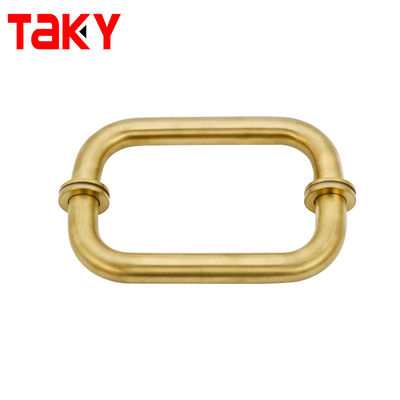 Pintu geser kaca penjualan panas menangani Stainless Steel 304 Shower Gold Door Handle