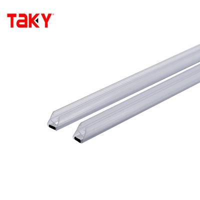 Pintu Kaca Menggunakan Bingkai PVC Seal Pelindung Strip Penyegel Tahan Air Bawah