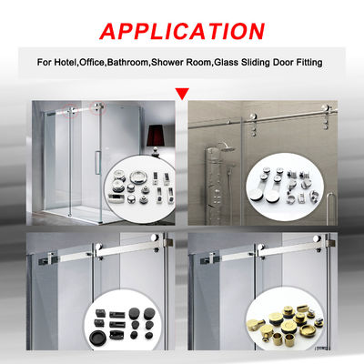 Glass Sliding Hardware Fittings Modern Shower Sliding Door System for Hotels