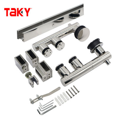 Glass Sliding Hardware Fittings Modern Shower Sliding Door System for Hotels