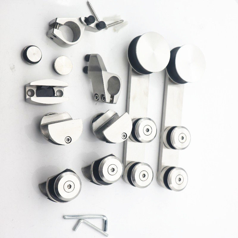 12MM Tray Kaca Taky Sistem Kamar Mandi Bulat Hardware Pintu Kaca Geser Aksesoris Kamar Mandi