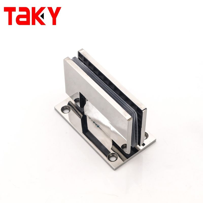 Ketebalan Kaca Hotel 8-12MM Gelang Mandi yang dipasang di dinding dengan penyesuaian 90 derajat