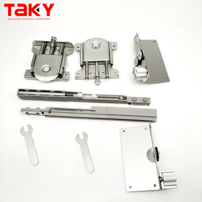 Harga bagus Roda Pintu Lemari Geser Tutup Lembut Perak 8.5cm*11cm untuk Pemasangan Mudah on line