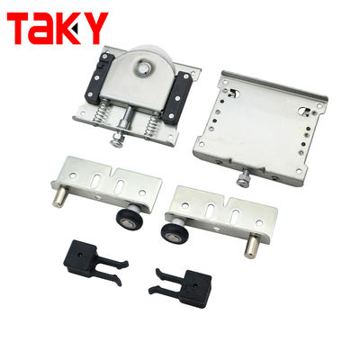 Harga bagus Fitting Roller Plastik Lose Lembut untuk Pintu Geser Lemari Pakaian Desain Modern di Hotel on line