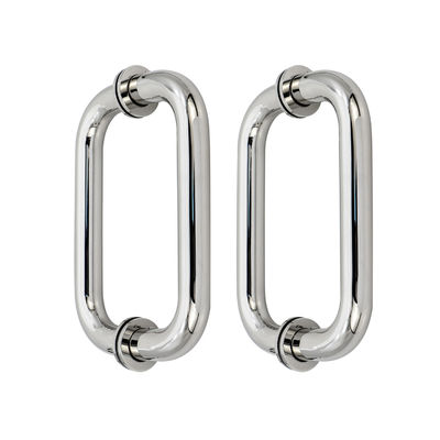 Harga bagus Stainless Steel Double Sided Glass Tarik Pintu Mandi Handle Tingkatkan Gaya Pintu Anda on line