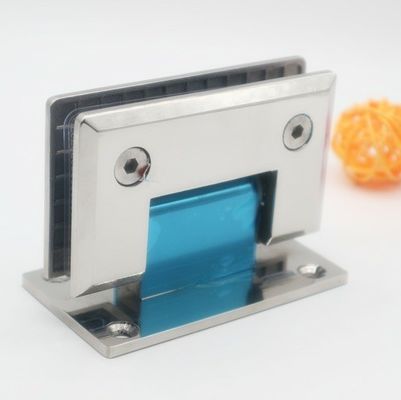 Harga bagus Engsel Pintu Shower Kaca ke Dinding Baja Tahan Karat Sudut Persegi untuk Lebar Pintu 800-1000MM on line