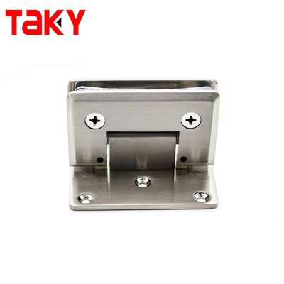 Harga bagus Sliver Chrome Finish Shower Door Hinges untuk Pintu Kaca Lipat Nilai yang sangat baik on line