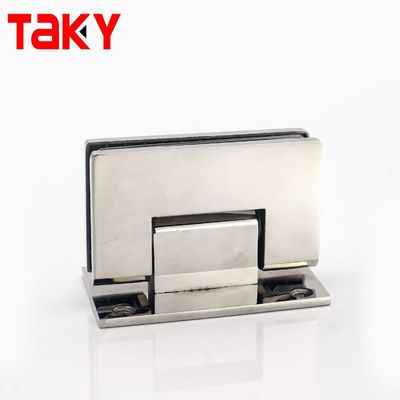 Harga bagus H PLATE stainless steel kuningan tanpa bingkai Pivot dinding dipasang Shower Kaca Door Hinge on line