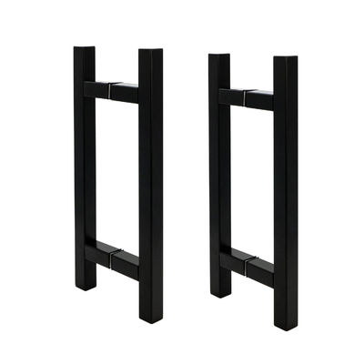 Harga bagus Pegangan Pintu Jendela Hitam Doff Modern dan Ramping untuk Pancuran Tabung Persegi Panjang 15x25 Kustom on line
