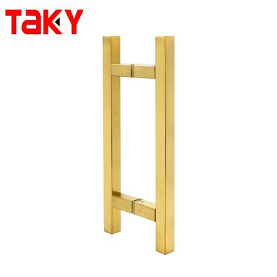 Harga bagus Pintu masuk utama dan akses kamar mandi Gelang kaca panjang dengan pegangan stainless steel on line