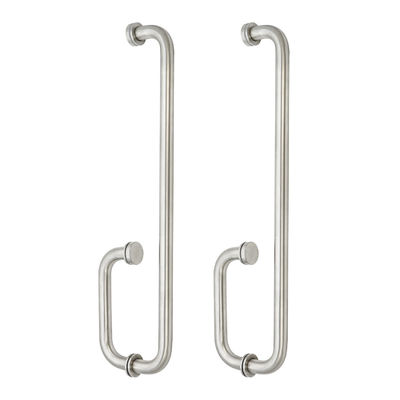 Harga bagus Gaya Desain Cina Stainless Steel Kamar Mandi Gelas Pintu Genggam untuk Pintu Tarik Genggam on line