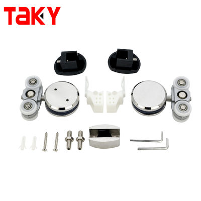 Harga bagus Perlengkapan pintu tanpa bingkai kaca untuk sistem kamar mandi modern Aksesoris gaya desain on line