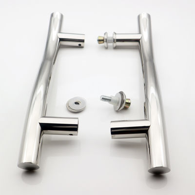 Harga bagus SS304 Desain Modern Pintu Kaca Tunggal Stainless Steel Tarik Genggam untuk Pintu Interior on line