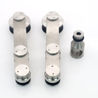 Perangkat Keras Sistem Pintu Geser Kaca Tanpa Bingkai untuk Pancuran Geser Berkualitas Tinggi