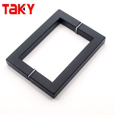 Harga bagus Matte Hitam Square Shower Glass Pintu Handle SS304 on line