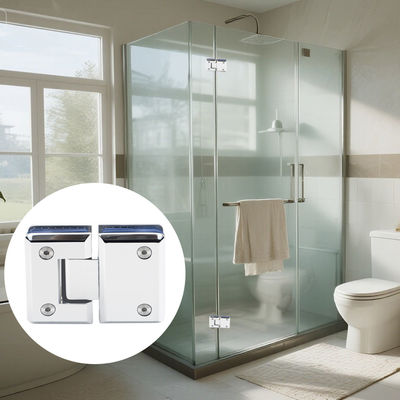 Harga bagus 180 derajat stainless steel mandi pintu gantungan untuk 8-12mm Kaca on line