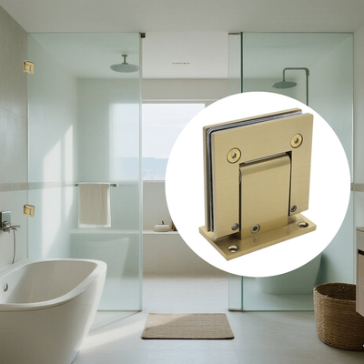 Engsel Pintu Shower Hidraulik Baja Tahan Karat 304 Tutup Lembut 90 Derajat