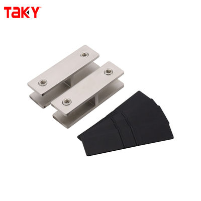 Harga bagus Klem Relung Kaca Tanpa Bingkai Baja Tahan Karat 180 Derajat on line