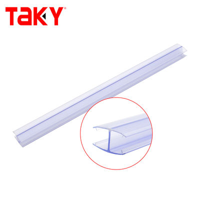 Harga bagus Strip Segel Tahan Air PVC untuk Pintu Kaca Tanpa Bingkai Geser Shower on line