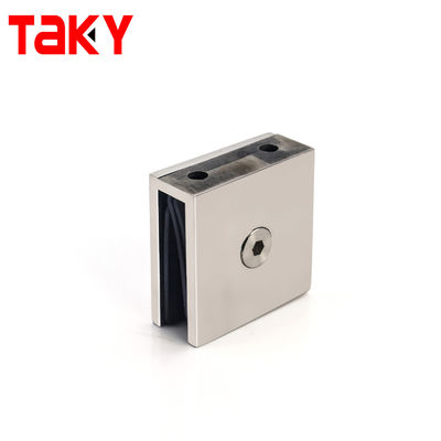 Harga bagus Klem Pintu Kaca Shower Persegi Penjepit Dinding Kamar Mandi ke Kaca on line