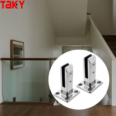 Harga bagus Klem Rel Pemasangan Baut Baja Tahan Karat Persegi 8-12MM yang Dapat Disesuaikan untuk Pagar Kaca on line