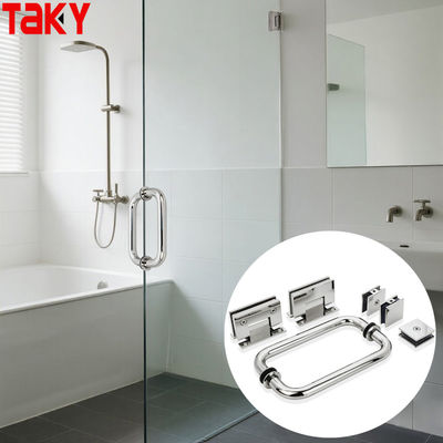 Harga bagus 90 derajat Stainless Steel Polishing Soft Close Shower Screen Glass Door ENGIN on line