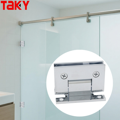 Engsel Pintu Shower Kaca 90 Derajat Pemasangan Dinding Pemasok untuk Kaca 8-12mm