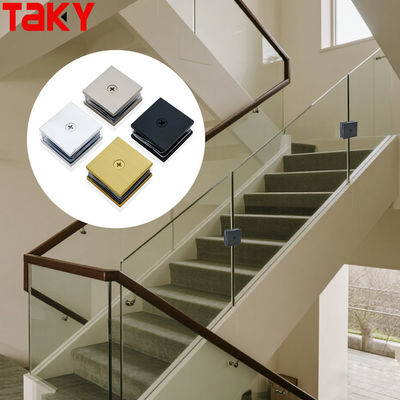 Harga bagus Engsel Pintu Kaca ke Kaca Sudut 0 Derajat Persegi Penjepit Pintu Kaca on line