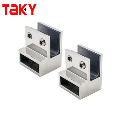 Harga bagus F Bentuk Wall Mount Kamar mandi Shower Screen Hardware Connector Clamp on line