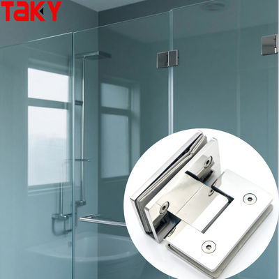 Harga bagus Glass Door Accessories Stainless Steel 8-12mm Frameless Shower Glass Door Hinge on line
