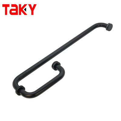 Pemasangan Mudah Pegangan Pintu Kaca Batang Handuk Pegangan Pancuran Hotel Stainless Steel Tipe G. Pegangan Tarik Pintu Kaca