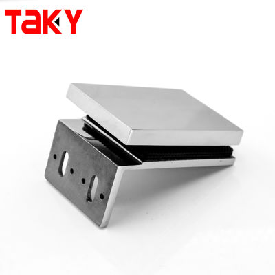 Harga bagus Desain Modern Stainless Steel Dinding ke Kaca Sudut Penjepit Kurung Klem Pintu Kaca Engsel Pintu Kaca Kamar Mandi on line